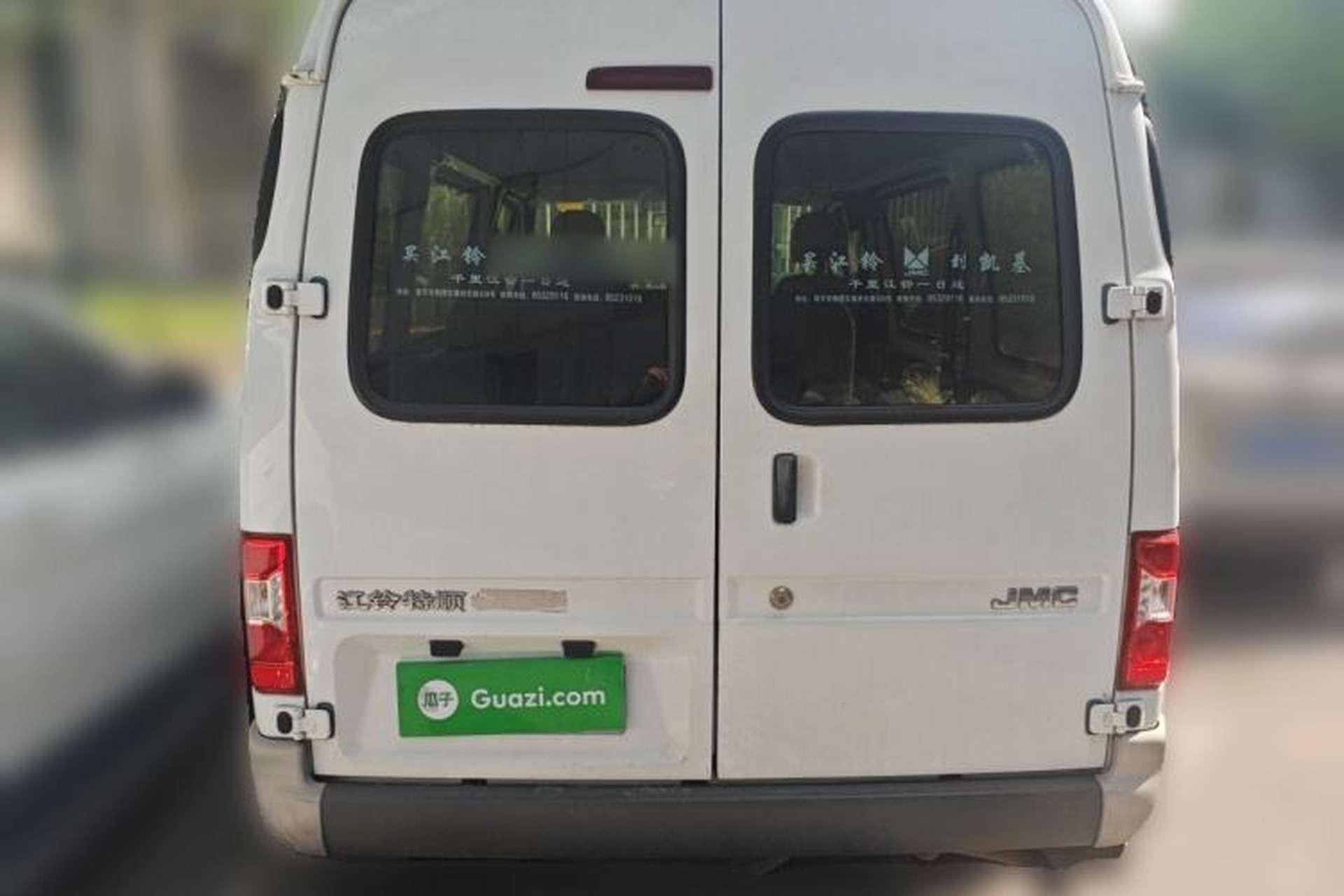 Used JMC Transit 2019 2.8T Commercial Version Short Wheelbase Mid-Roof 6-Seater China VI JX493 Rear