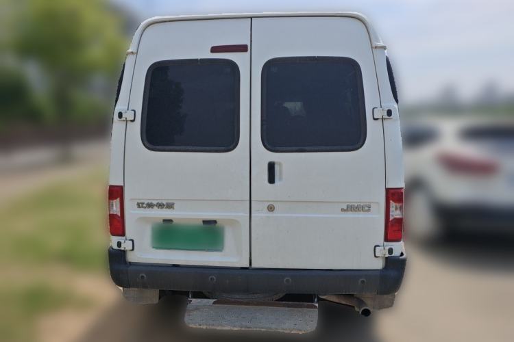Used JMC Transit 2019 2.8T Commercial Version Short Wheelbase Mid-Roof 6-Seater China VI JX493 Rear
