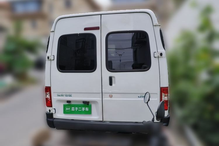 Used JMC Transit 2019 2.8T Commercial Version Short Wheelbase Mid-Roof 6-Seater China VI JX493 Rear
