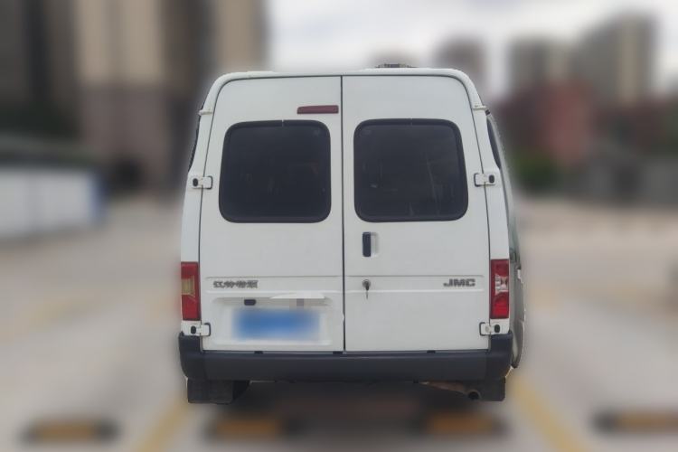 Used JMC Transit 2019 2.8T Commercial Version Short Wheelbase Mid-Roof 6-Seater China VI JX493 Rear