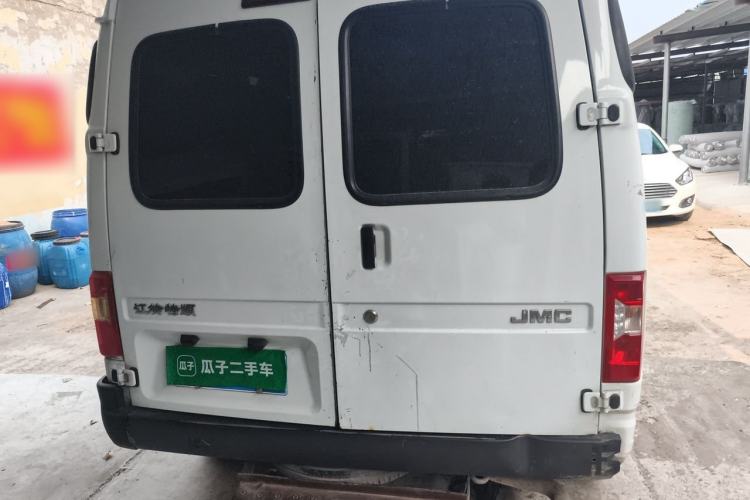 Used JMC Transit 2019 2.8T Commercial Version Short Wheelbase Mid-Roof 6-Seater China VI JX493 Rear
