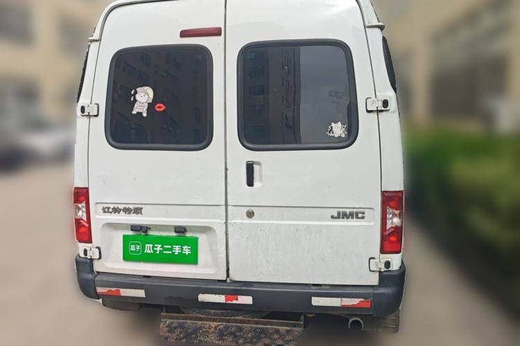 Used JMC Transit 2019 2.8T Commercial Version Long Wheelbase Mid-Roof 6-Seater Rear Single Tire China VI Emission Standard – JX493 Rear