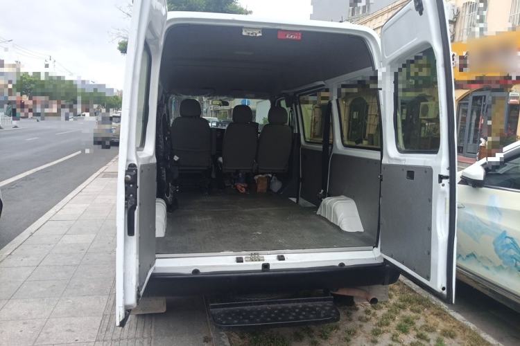 Used JMC Transit 2019 2.8T Commercial Version Short Wheelbase Mid-Roof 6-Seater China VI JX493 Trunk