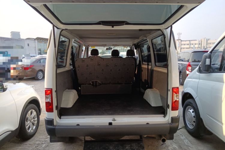 Used JMC Transit 2019 2.8T Commercial Version Short Wheelbase Low Roof 6-Seater China VI Emission Standard JX493 Trunk