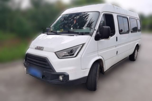 Used JMC Transit 2019 2.8T Commercial Version Long Wheelbase Mid-Roof 6-Seater Rear Single Tire China VI Emission Standard – JX493