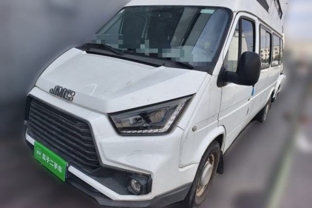 Used JMC Transit 2019 2.8T Commercial Version Long Wheelbase Mid-Roof 6-Seater Rear Single Tire China VI Emission Standard – JX493