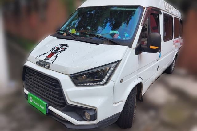Used JMC Transit 2019 2.8T Commercial Version Long Wheelbase Mid-Roof 6-Seater Rear Single Tire China VI Emission Standard – JX493
