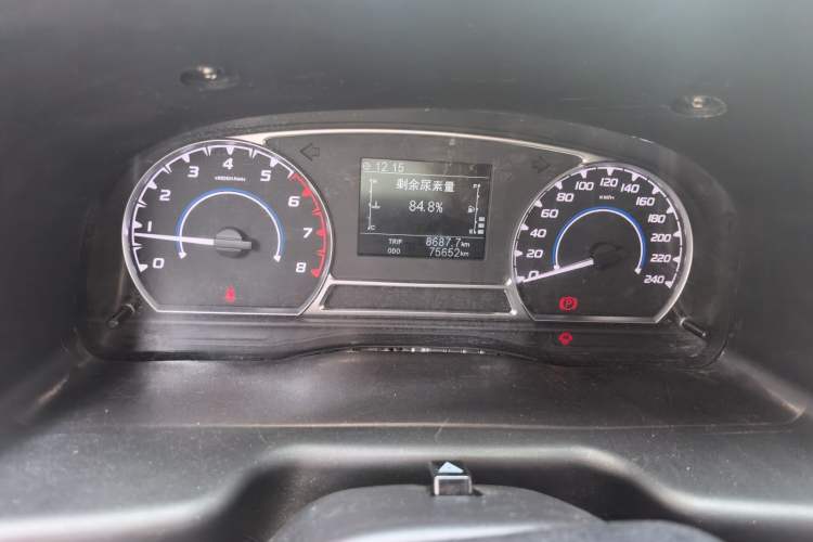 Used JMC Transit  Odometer Close Up