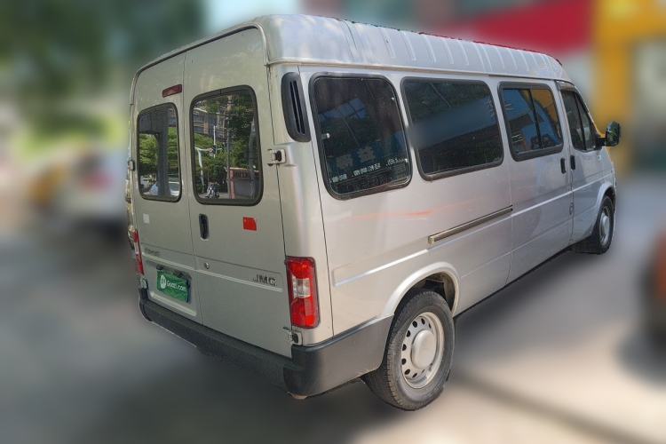 Used JMC Transit 2020 2.8T Business-Grade Long Wheelbase Mid-Roof 9-Seater China VI JX493 Rear Right 45 Deg