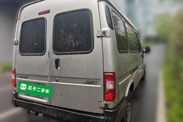 Used JMC Transit 2020 2.8T Business-Grade Long-Wheelbase Mid-Roof 9-Seater China V Emission Standard JX493 Rear Right 45 Deg