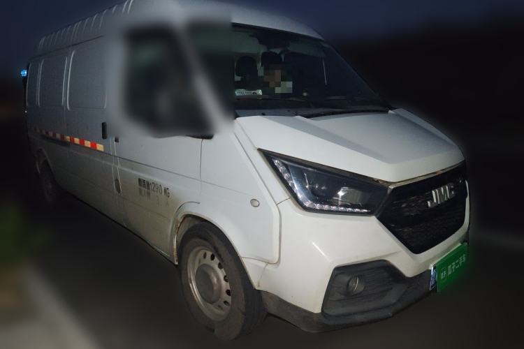Used JMC Transit 2020 2.8T Business-Grade Long Wheelbase Mid-Roof 9-Seater China VI JX493 Front Right 45 Deg
