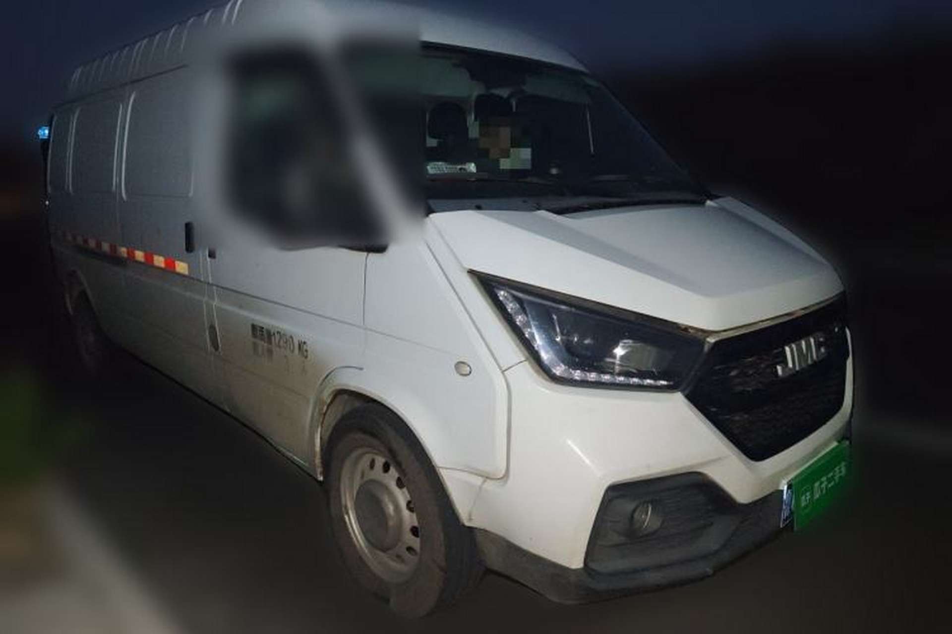 Used JMC Transit 2020 2.8T Business-Grade Long Wheelbase Mid-Roof 9-Seater China VI JX493 Front Right 45 Deg