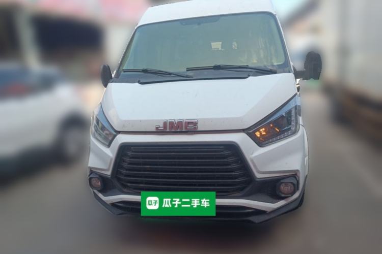 Used JMC Transit 2020 2.8T Business-Grade Long Wheelbase Mid-Roof 9-Seater China VI JX493 Front
