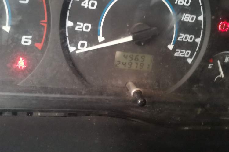 Used JMC Transit  Odometer Close Up