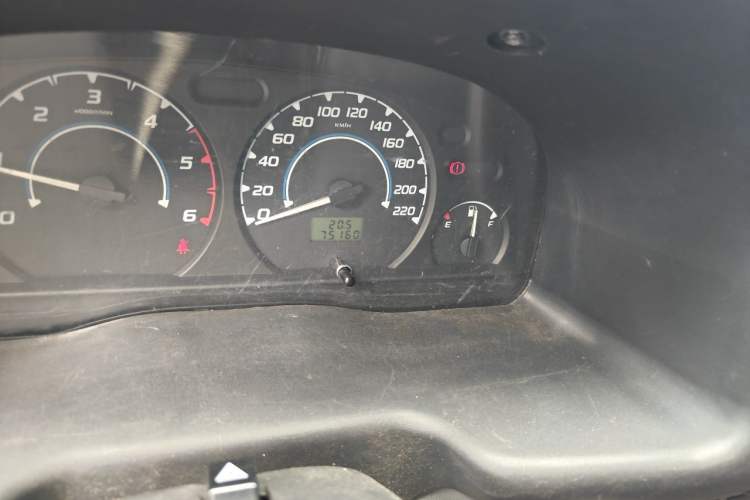 Used JMC Transit  Odometer Close Up