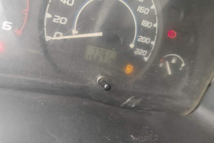 Used JMC Transit  Odometer Close Up