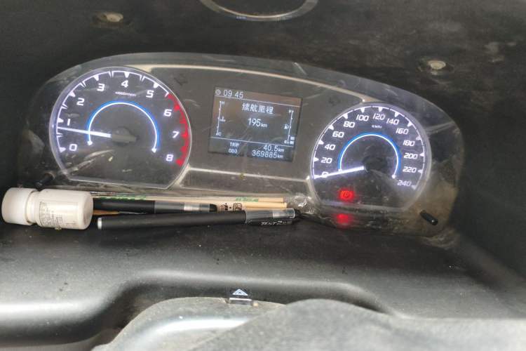 Used JMC Transit  Odometer Close Up