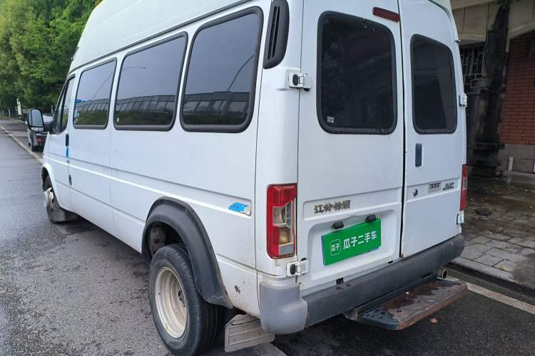 Used JMC Transit 2020 2.8T Business-Grade Long-Wheelbase Mid-Roof 9-Seater China V Emission Standard JX493 Rear Left 45 Deg