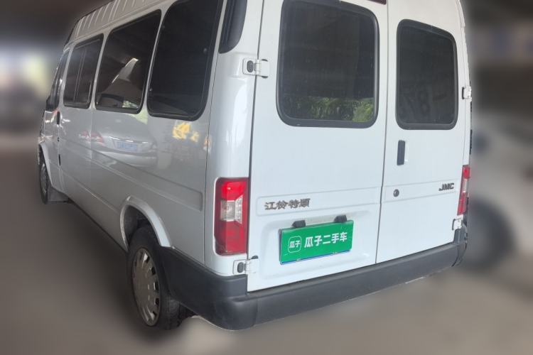 Used JMC Transit 2020 2.8T Business-Grade Long Wheelbase Mid-Roof 9-Seater China VI JX493 Rear Left 45 Deg