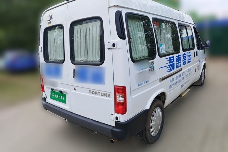 Used JMC Transit 2020 2.8T Business-Grade Long Wheelbase Mid-Roof 9-Seater China VI JX493 Rear Right 45 Deg
