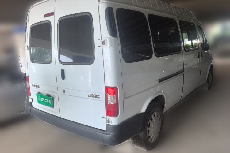Used JMC Transit 2020 2.8T Business-Grade Long Wheelbase Mid-Roof 9-Seater China VI JX493 Rear Right 45 Deg