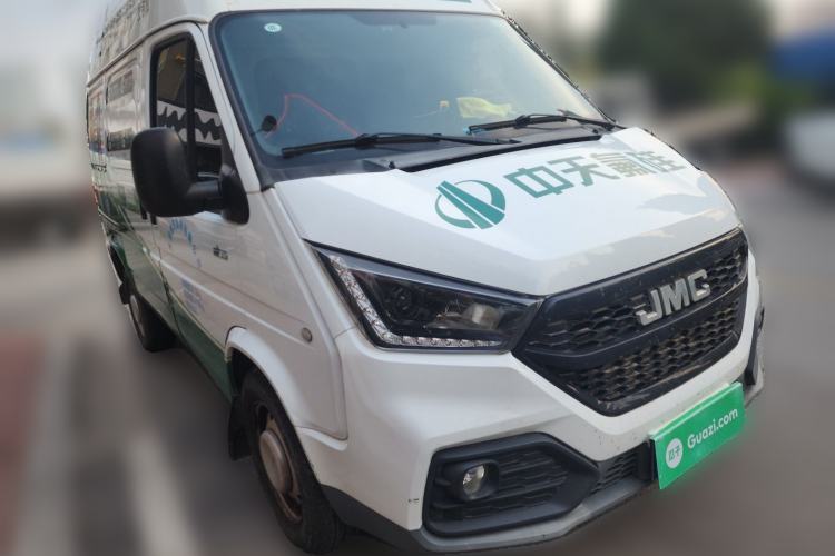 Used JMC Transit 2021 2.8T Space King Standard Version Short Wheelbase Mid-Height Roof 3-Seater Diesel Euro VI JX493 Front Right 45 Deg