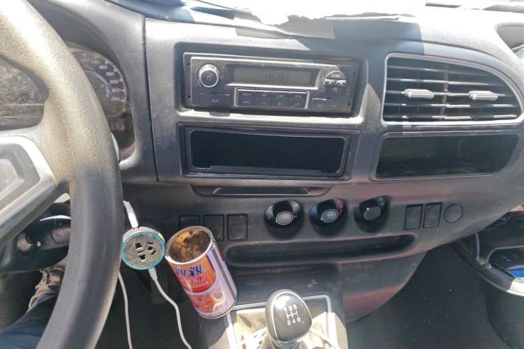 Used JMC Transit 2021 2.8T Space King Taurus Long Wheelbase Mid-Height Rear Single Tire – Step 6-Seater Diesel Euro VI JX493 Audio And AC Panel