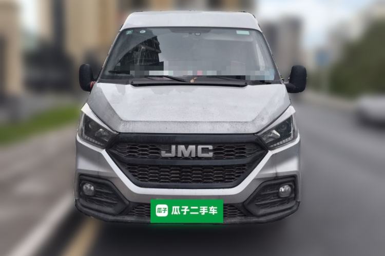 Used JMC Transit 2021 2.8T Space King Standard Version Long Wheelbase Mid-Height Roof Rear Single Tire – Step 6-Seater Diesel China VI Emission Standard JX493 Exterior 1