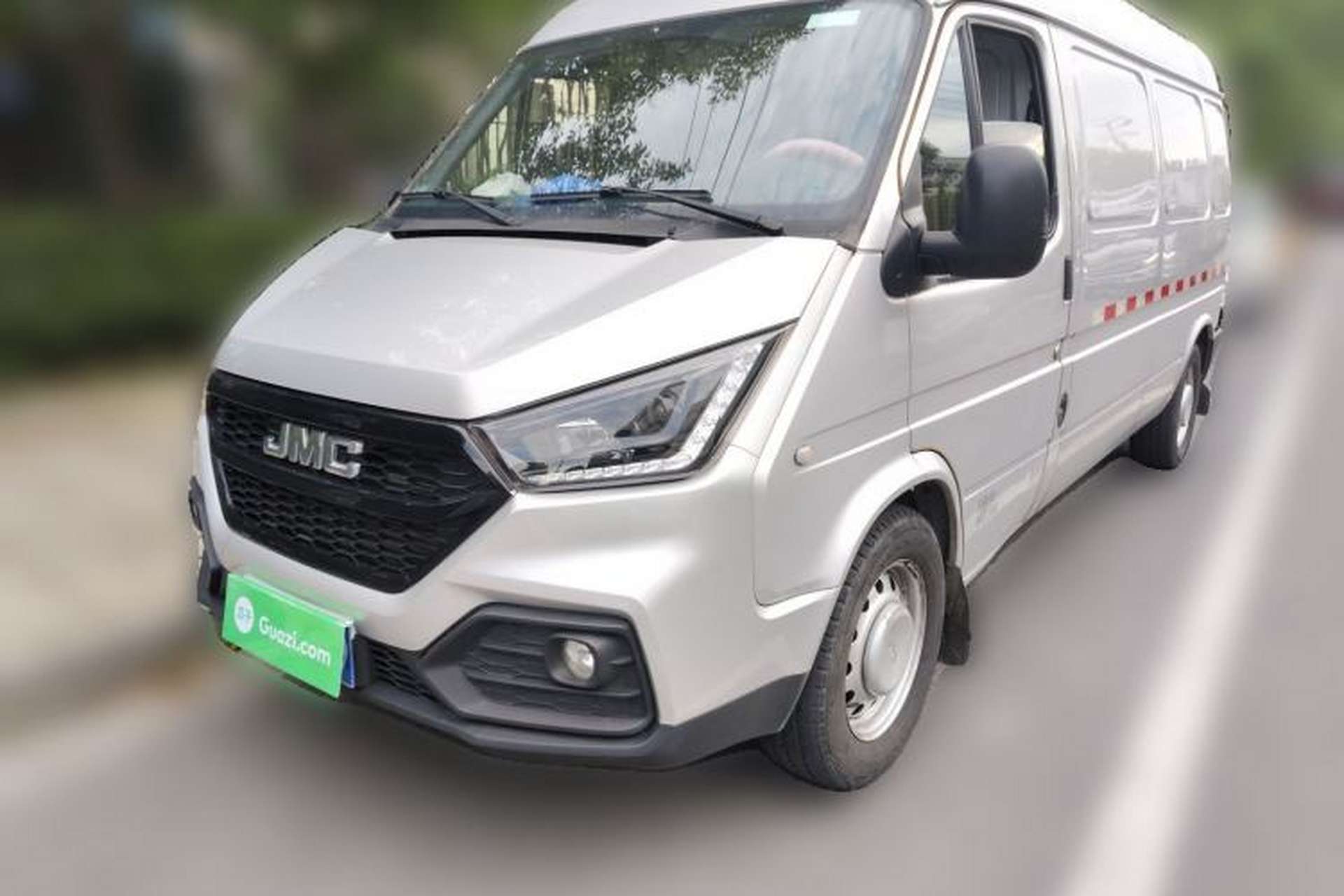 Used JMC Transit 2021 2.8T Space King Standard Version Long Wheelbase Mid-Height Roof Rear Single Tire 3-Seater Diesel China VI Emission Standard JX493 Front Left 45 Deg