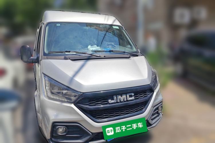 Used JMC Transit 2021 2.8T Space King Taurus Long Wheelbase Mid-Height Rear Single Tire – Step 6-Seater Diesel Euro VI JX493 Front Right 45 Deg