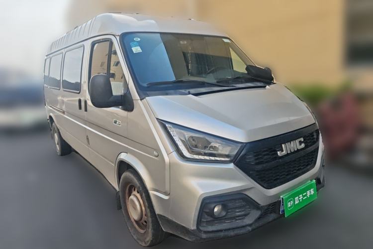 Used JMC Transit 2021 2.8T Space King Taurus Long Wheelbase Mid-Height Rear Single Tire – Step 6-Seater Diesel Euro VI JX493 Front Right 45 Deg