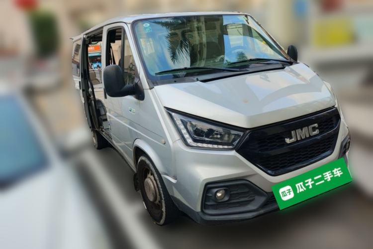 Used JMC Transit 2021 2.8T Space King Standard Version Short Wheelbase Mid-Height Roof 6-Seater Diesel Euro VI JX493 Front Right 45 Deg