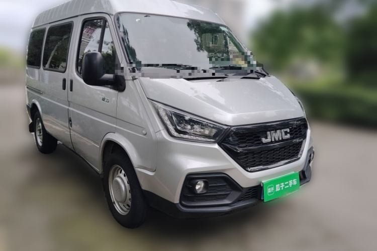 Used JMC Transit 2021 2.8T Space King Taurus Short Wheelbase Mid-Height 6-Seater Diesel Euro VI JX493 Front Right 45 Deg