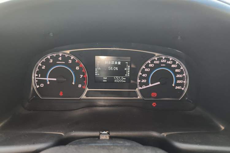 Used JMC Transit 2021 2.8T Space King Standard Version Short Wheelbase Mid-Height Roof 6-Seater Diesel Euro VI JX493 Instrument Cluster