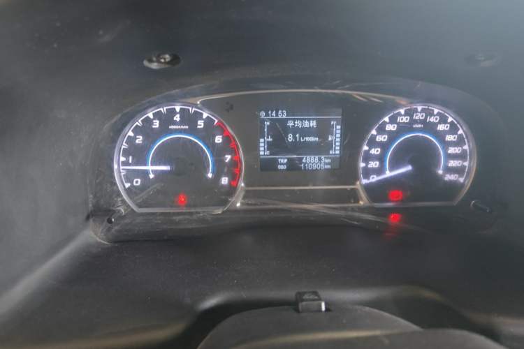 Used JMC Transit 2021 2.8T Space King Standard Version Long Wheelbase Mid-Height Roof Rear Single Tire – Step 6-Seater Diesel China VI Emission Standard JX493 Instrument Cluster