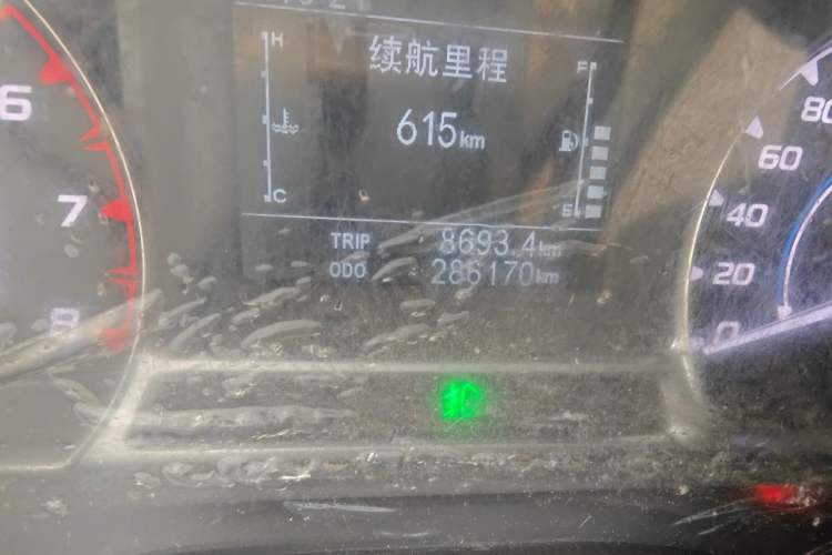 Used JMC Transit  Odometer Close Up