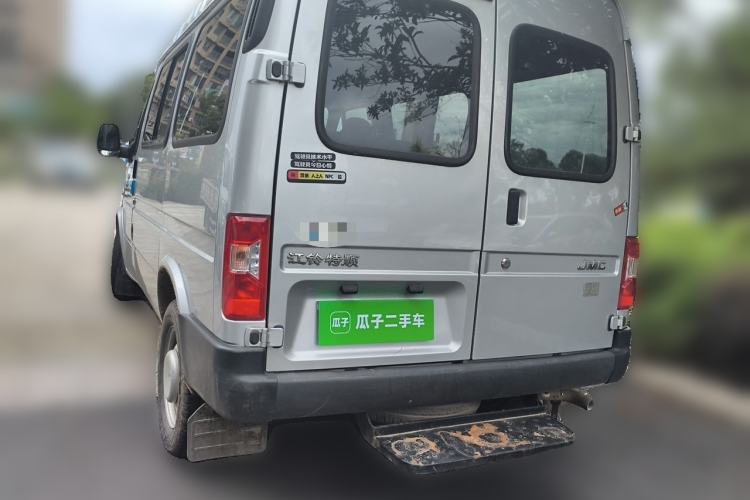 Used JMC Transit 2021 2.8T Space King Standard Version Short Wheelbase Mid-Height Roof 6-Seater Diesel Euro VI JX493 Rear Left 45 Deg