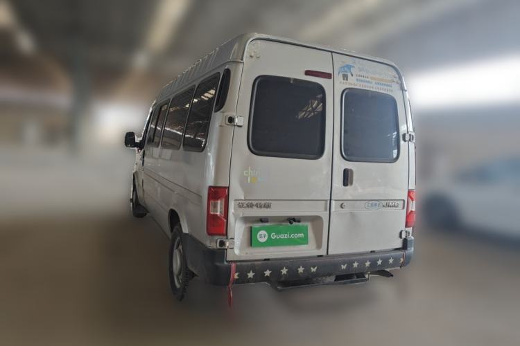 Used JMC Transit 2021 2.8T Space King Standard Version Long Wheelbase Mid-Height Roof Rear Single Tire – Step 6-Seater Diesel China VI Emission Standard JX493 Rear Left 45 Deg