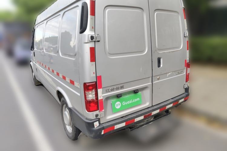 Used JMC Transit 2021 2.8T Space King Standard Version Long Wheelbase Mid-Height Roof Rear Single Tire 3-Seater Diesel China VI Emission Standard JX493 Rear Left 45 Deg