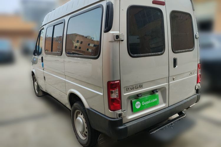 Used JMC Transit 2021 2.8T Space King Standard Version Short Wheelbase Mid-Height Roof 6-Seater Diesel Euro VI JX493 Rear Left 45 Deg