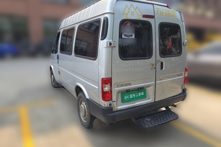 Used JMC Transit 2021 2.8T Space King Standard Version Short Wheelbase Mid-Height Roof 6-Seater Diesel Euro VI JX493 Rear Left 45 Deg