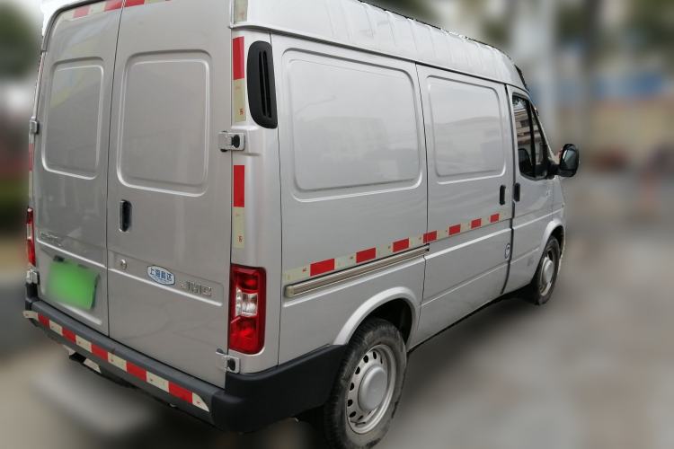 Used JMC Transit 2021 2.8T Space King Standard Version Short Wheelbase Mid-Height Roof 3-Seater Diesel Euro VI JX493 Rear Right 45 Deg