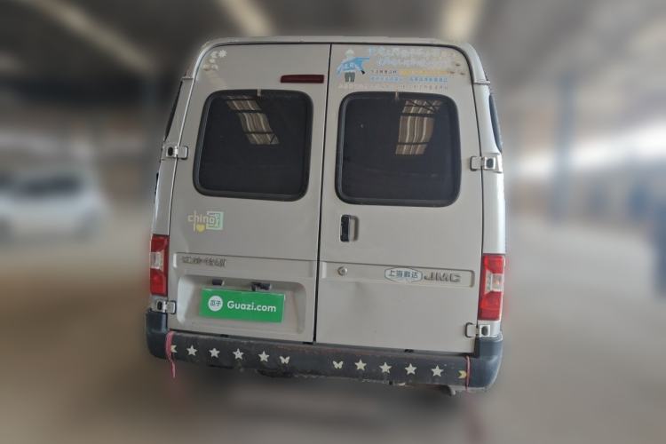 Used JMC Transit 2021 2.8T Space King Standard Version Long Wheelbase Mid-Height Roof Rear Single Tire – Step 6-Seater Diesel China VI Emission Standard JX493 Rear