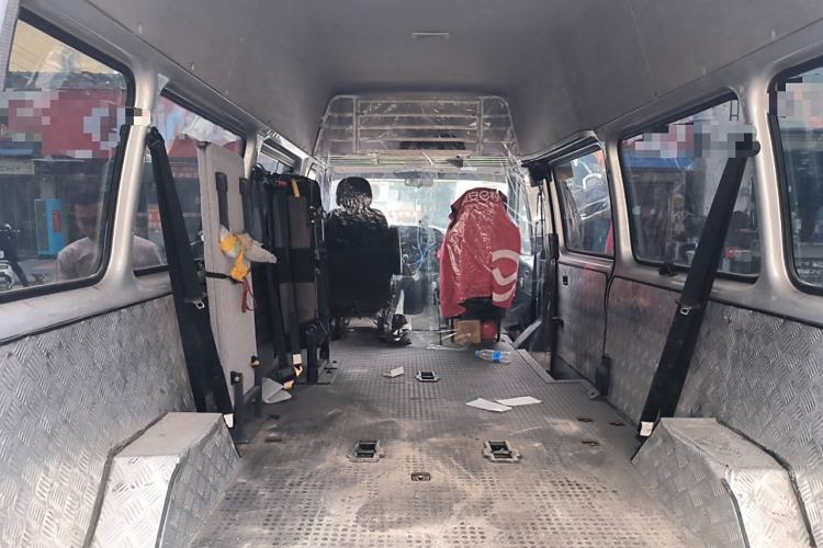 Used JMC Transit 2021 2.8T Space King Taurus Long Wheelbase Mid-Height Rear Single Tire – Step 6-Seater Diesel Euro VI JX493 Trunk