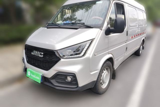 Used JMC Transit 2021 2.8T Space King Standard Version Long Wheelbase Mid-Height Roof Rear Single Tire 3-Seater Diesel China VI Emission Standard JX493