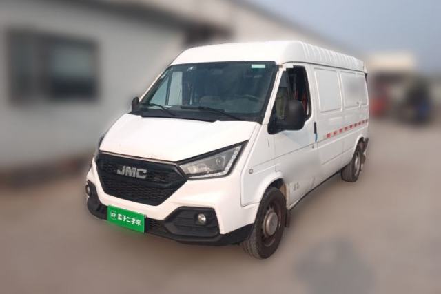 Used JMC Transit 2021 2.8T Space King Standard Version Long Wheelbase Mid-Height Roof Rear Single Tire 3-Seater Diesel China VI Emission Standard JX493