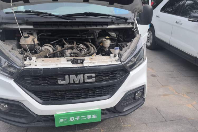 Used JMC Transit 2021 2.8T Space King Taurus Long Wheelbase Mid-Height Roof with Rear Dual Tires – Step 6-Seater Diesel Euro VI JX493 Engine Bay Left