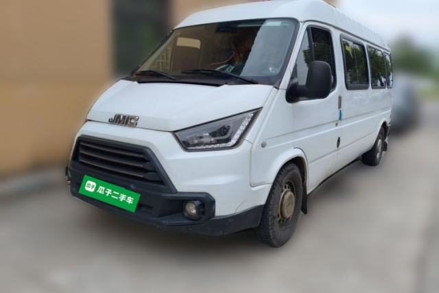 Used JMC Transit 2021 2.8T Space King Standard Version Long Wheelbase Mid-Height Roof Rear Single Tire – Step 6-Seater Diesel China VI Emission Standard JX493