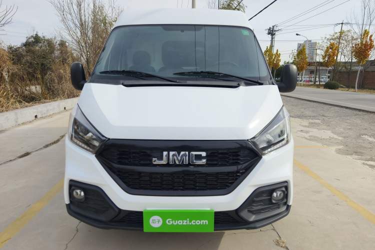 Used JMC Transit 2021 2.8T Space King Standard Version Long Wheelbase Mid-Height Roof Rear Single Tire 3-Seater Diesel China VI Emission Standard JX493 Exterior 1