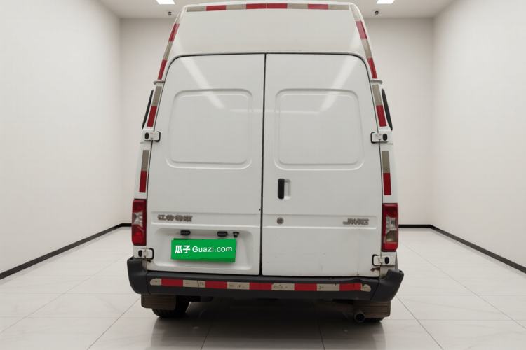 Used JMC Transit 2021 2.8T Space King Standard Version Long Wheelbase Mid-Height Roof Rear Dual Tires 3-Seater Diesel China VI Emission Standard JX493 Exterior 4